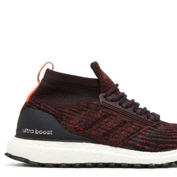NEW Adidas UltraBoost Mid All Terrain Burgundy Carbon Black Size Mens 12 S82035